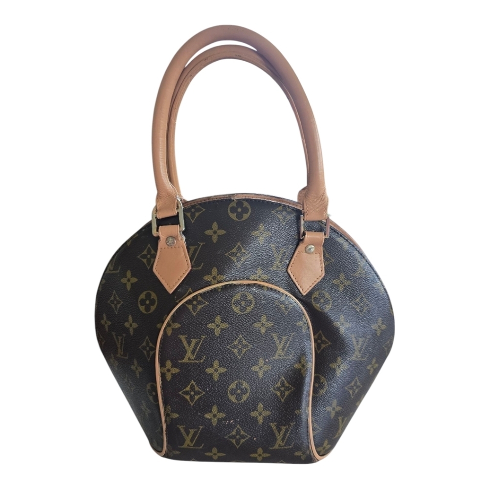 $2700 Louis Vuitton Women Ellipse PM Bucket Handbag Brown Monogram - Picture 3 of 16